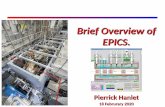 Brief Overview of EPICS.€¦ · EPICS GUIs would also be developed with the front ends so that users can use either/both ACNET/EPICS GUIs. 19/02/20 Pierrick M. Hanlet 7 of 38 Outline
