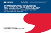 TRANSNATIONAL EDUCATION: A CLASSIFICATION FRAMEWORK …€¦ · A key finding was that there is a multitude of different terms used to describe the same type of programme and provider