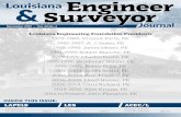 Louisiana Engineer Surveyor · As the newest Chair of the Louisiana Professional Engineer and Land Surveyors Board (LAPELS), it is a privilege to share some of my thoughts with the