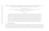 Efﬁcient Data Assimilation for Spatiotemporal Chaos: a ... · Local Ensemble Transform Kalman Filter Brian R. Hunt Institute for Physical Science and Technology and Department of