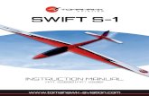 SWIFT S-1 - Tomahawk Aviation€¦ · Wir beglückwünschen Sie zum Erwerb der SWIFT S-1 ARF. Es handelt sich um ein vorbildähnliches Segelkunstflugzeug von hoher Qualität, welches