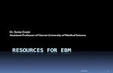 RESOURCES FOR EBM - eprints.qums.ac.ireprints.qums.ac.ir/1470/1/Resources for EBM.pdf · EBM encourages a healthy skepticism of every practice in medicine and promotes a culture of