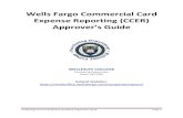 Wells Fargo Commercial Card Expense Reporting (CCER ... · Reporting (CCER) , provide first steps to take when initially logging into the system, explain how to view transactions,