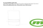 CartStopCG Slimline Guard Instructions (Flanges) - Page 1 Slimline Guard and Shock... · 12” Pt No: Guard-12-LP-Colour Code Stainless Steel Flange Socket Pt No: CSF-10 Shock Absorbing
