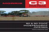 INDEPENDENT OPENER€¦ · The C3 Contour and Quantum row unit utilise parallel linkage with a 1:1 opener to packer ratio. Morris was the first company to introduce a parallel link