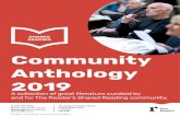 Community Anthology 2019 - The Reader · Frankenstein - Chapter 5 by Mary Shelley On First Looking into Chapman’s Homer by John Keats The Builders by Henry Wadsworth Longfellow