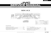 SERVICE MANUAL - Diagramasde.comdiagramas.diagramasde.com/audio/JVC MX-k3 uw Manual de Servici… · SERVICE MANUAL COMPACT COMPONENT SYSTEM No.20994 Jun. 2001 COPYRIGHT 2001 VICTOR