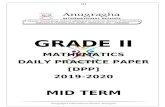 €¦  · Web viewgrade ii. mathematics. daily practice paper [dpp] 2019-2020. mid term