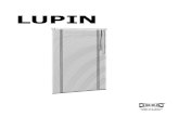 LUPIN - ikea.com€¦ · LUPIN. 2 ENGLISH As wall materials vary, screws for fixing to wall are not included. For advice on suitable screw systems, contact your local specialised
