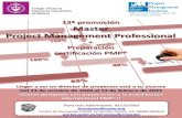 Master Project Management Professional de documentos/Documentacion… · Preguntas frecuentes Si. Nuestros alumnos reciben clases de la 6ª versión del PMBOK. El programa cuenta