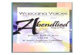 Wascana Voices Regina's Newest, Self-Directed Vocal ...wascanavoices.ca/wp-content/uploads/2020/02/2015s-Abendlied.pdf · Daemon Irrepit Callidus Rytmus When I Admire The Rose somewhere