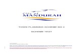 Town Planning Scheme No 3 - mandurah.wa.gov.au … · TOWN PLANNING SCHEME NO 3 . SCHEME TEXT . Last Updated . Government Gazette 14 July 2015 . THE CITY OF MANDURAH TOWN PLANNING