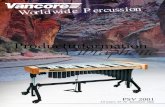 Productinformation Vibraphone€¦ · The 2000 series vibraphone provides professional sound and performance at a budget price. Features include three octaves carefully tuned satin