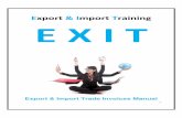 Export & Import Training E X I T - Trade Logistics · They may scrap these codes in 2020 The black Incoterm codes can be used with Land, Sea & Air Seller’s place of handover to
