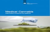 Medicinale Cannabis - Informatiebrochure voor patiënten€¦ · Medical Cannabis | 6 Treatment with medical cannabis To use medical cannabis you will need a physician's prescription.