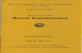 The Seve1Jty-Eighth ~nnual (!Commencementlibrary.wvstateu.edu/archives/Commencement-Programs/... · 2017. 8. 18. · o 1fY' • WEST VIRGINIA STATECOLLEGE INSTITUTE, WEST VIRGINIA