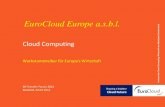 EuroCloud Europe a.s.b.l.und... · Gartner Hype Cycle : Cloud based Innovation in all Market Segments : Shaping a brighter Cloud Future Verband der Cloud Computing Wirtschaft am Marktplatz