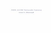 AXIS 223M Network Camera User’s Manual ·  Quick User’s Guide. AXIS COMMUNICATIONS. About this Document. This manual is intended for administrators and users