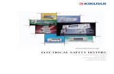 ELECTRICAL SAFETY TESTER - Techrentals Electrical Safety... · Kikusui’s predecessors had the highest measurement resolution of about 1 mA , with an accuracy of ±5% of the upper