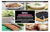 FOOD PROCESSOR - NinjaKitchen.com · a 1 1/2-inch border. Place pan in oven and bake until dry to the touch, about 6 to 8 hours. 5 Remove pan from oven and flip onto parchment paper.
