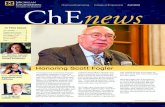In This Issue...Honoring Scott Fogler P14. Engineer LaValle retires P7. Glotzer named Distinguished Uni-versity Professor The Department of Chemical Engineer-ing hosted a celebration