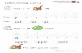 cat at at - G. T. Wang · oxfordparents Help your child with English oxfordparents © Oxford University Press Copy Copy says c in cat. c cat says a in apple. The cat’s got an apple.