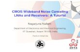 CMOS Wideband Noise Canceling LNAs and Receivers: A ...Condition for Noise Cancellation: Aaux = 1 β Overall Gain at NC condition: Z X = Y X + YA X = Am 1+Amβ + 1/β 1+Amβ = 1 β