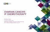 OVARIAN CANCER: IP CHEMOTHERAPY...Tissue should be obtained for histopathologic diagnosis Staging should be performed according to FIGO guidelines, including lymph node sampling and