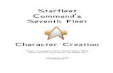 Starfleet Commands Seventh Fleet - A Free Star Trek Fan ...seventhfleet.org/documents/rpg/7th_Fleet_RPG_Manual_2.0.pdfCharacter will be created using one of the Starfleet Officer Professions