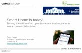 Smart Home is today! · Qivicon and Energy@Home certified products integration required, additional costs may apply 3rd Party ZigBee Devices ZigBee: security sensors, smart plugs,