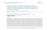 Assessment of Risk of Malnutrition in Elderly Hypertensive ... · Malnutrition in the elderly is therefore a serious condition which weakens considerably these already vulnera-ble
