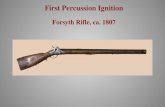 First Percussion Ignition - FeuerwaffenBased on mercury fulminate, the priest Alexander Forsyth from Aberdeenshire, Scotland patented a lock with explosion ignition. In powder form