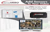 New Add Sensors · 2010. 8. 17. · Available Sensors Specifications: Sensa VIDEO ™ Sensa VIDEO ™ 901 TRYENS ROAD ASTON, PA 19014 PH: 610-558-2700 F: 610-558-0222 Distributed