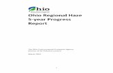 Ohio Regional Haze 5-year Progress Report · 2016. 3. 11. · CAIR SIP were again submitted by Ohio EPA on July 15, 2009. The revised CAIR SIP was approved as a direct final action