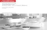 Gelateria - Appliances Online...Gelateria® Automatic Ice-Cream Maker Instruction Booklet GL8200 Please read these instructions carefully and retain for future reference.Contents Important
