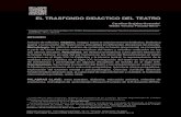 EL TRASFONDO DIDÁCTICO DEL TEATRO - ucaldas.edu.colatinoamericana.ucaldas.edu.co/downloads/Latinoamericana... · 2020. 5. 28. · EL TRASFONDO DIDÁCTICO DEL TEATRO Carolina Grajales-Acevedo*