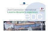 Joint Commission International: Locarno Hospital’s experiencecipiqs.org/wp-content/uploads/2018/06/2012_Merlini.pdf · International standards (4 th Edition) Patient-Centered Standards: