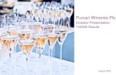 Purcari Wineries Plc · Note: Purcari - #purcari, Cramele Recas - #recas, Jidvei - #jidvei, Cotnari - #cotnari, Budureasca - #budureasca, Samburesti - #samburesti, Segarcea - #segarcea
