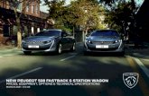NEW PEUGEOT 508 FASTBACK & STATION WAGON...PEUGEOT 508 premium radical sedan heralds a new era of sportiness and elegance. Its sculpted lines, finely detailed grill and new light signature
