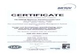 US DEFIB MEDICAL TECHNOLOGIES | US DEFIB MEDICAL …usdefib.com/pdf/certISO9001.pdf · contract. This certificate entitles the to be registered in the list of certified companies