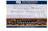 The University Singers joined the Singing Sergeants for ... · With its present home on Joint Base Anacostia-Bolling, THE UNITED STATES AIR FORCE BAND is the Air Force's premier musical