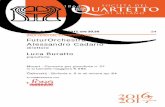 New Luca Buratto - Società del Quartetto di Milano · 2017. 5. 22. · I. Allegro II. Larghetto III. Allegro l Anno di composizione: 1791 l Anno di pubblicazione: Vienna, 1791 La