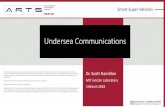 Click to edit title - MIT Lincoln Laboratory Events · Undersea Communications - 16 SAH 03/06/18 •Laser communications could impact broad range of undersea applications –Undersea