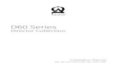 D60 Series - shopcdn2.textalk.se€¦ · D60 Series Director Collection D68, D66, D64, D62DT/SUR, D62, D60DT, D60. Table of Contents Introduction 1 Specifications 2 Dual Tweeter 4