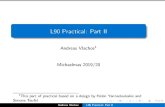 L90 Practical: Part II · Andreas Vlachos L90 Practical: Part II. New: Support Vector Machines SVM is a generalisation of simple maximal margin classi er and support vector classi