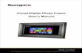 Cloud Digital Photo Frame User's Manualcontent.etilize.com/User-Manual/1029662426.pdf · User's Manual For ongoing product improvement, this manual is subject to modification without