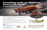 Providing belts to Walmart, Sears and TargetProviding belts to Walmart, Sears and Target Samples delivered in 5 days We’ve passed audits by various retailers An obvious sign of a