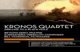 KronoS QuartEt - Carolina Performing Arts...KronoS QuartEt For more than 40 years, San Francisco’s Kronos Quartet – David Harrington (violin), John Sherba (violin), Hank Dutt (viola),