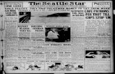 Now, Is The Seattle Star Night Only - Library of Congress · The Price ol The Star Is Now, as It Always Was, ONE CENT vol UMI: IS NO. 23. The Seattle Star The Only Paper In Seattle