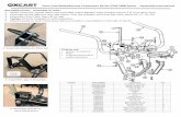 Assembly Instructions - Chain Saws Direct...Kit de conversión de carro / carretilla para la serie GTM 2000 Instrucciones de ensamble Sugerencias útiles - Ensamble por orden: 1. Coloque